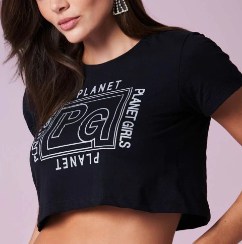 CAMISETA CROPPED 4022 PLANET GIRLS