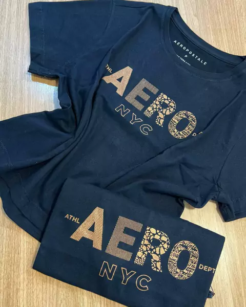 CAMISETA CROPPED FEMININA 0102 NIGHT AEROPOSTALE