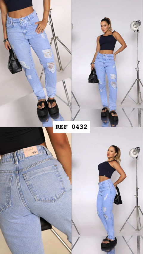 CALÇA MOM DESTROYER 0432 MARYLAND