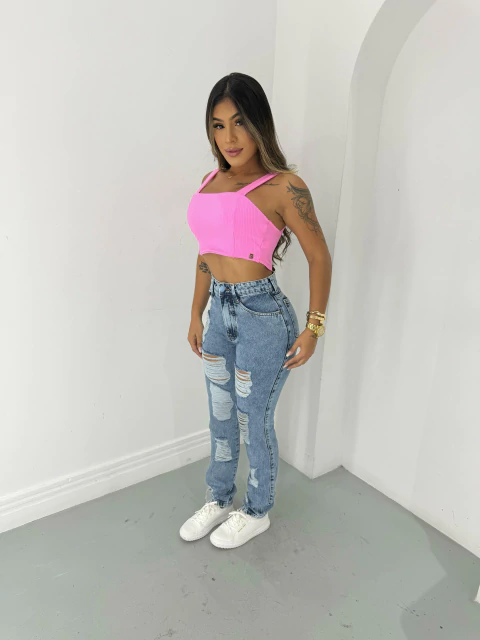 CALÇA MOM REF. ML233 BLESSMIH