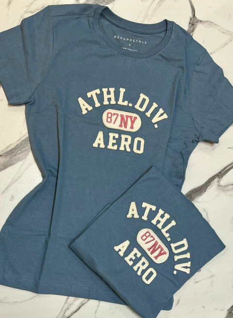 CAMISETA FEMININO BORDADA 0126 AEROPOSTALE