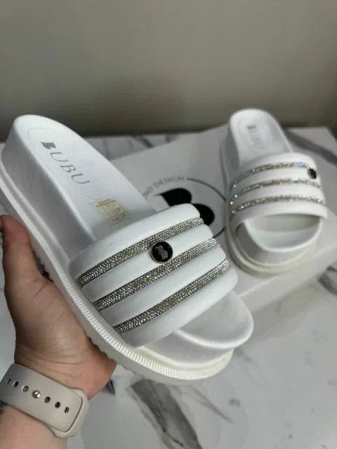 TAMANCO PUFFER STRASS BRANCO 1449 BUBU