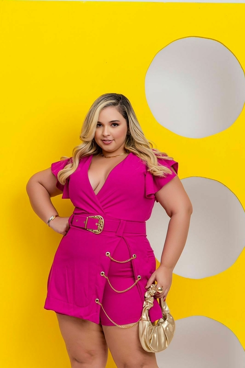 Imagem do Macaquinho short plus size