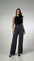 CALÇA JEANS WIDE LEG GRAFITE - umaroupinhaso