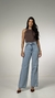 CALÇA JEANS WIDE LEG LAV/CLARA - comprar online
