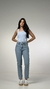 CALÇA JEANS MOM LAV/CLARA - umaroupinhaso