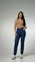CALÇA JEANS MOM LAV/ESCURA - umaroupinhaso