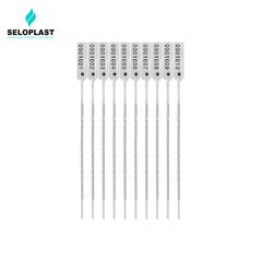 1000 Lacres 23 cm - Tipo Escadinha c/ Corte Fácil e Dupla Trava - SELOPLAST® | Fabrica de Lacres de Segurança | Lacre de Segurança Numerado | Lacre de Seguranca | Comprar Lacres Plástico | Onde Comprar Lacre de Seguranca | Lacre Numerado | Lacre para Malote 