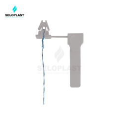 1000 Lacres de 2 Travas Com 2 Fios de Metal - Tipo Âncora - SELOPLAST® | Fabrica de Lacres de Segurança | Lacre de Segurança Numerado | Lacre de Seguranca | Comprar Lacres Plástico | Onde Comprar Lacre de Seguranca | Lacre Numerado | Lacre para Malote 