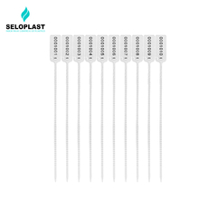 1000 Lacres 45 cm - Tipo Escadinha com Super Fibra - SELOPLAST® | Fabrica de Lacres de Segurança | Lacre de Segurança Numerado | Lacre de Seguranca | Comprar Lacres Plástico | Onde Comprar Lacre de Seguranca | Lacre Numerado | Lacre para Malote 