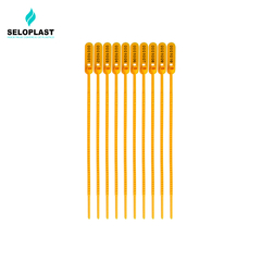 1000 Lacres de Segurança 23cm (SLIM) - Tipo Escadinha c/ Dupla Trava