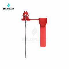 1000 Lacres de 2 Travas Com 2 Fios de Metal - Tipo Âncora de Policarbonato - comprar online
