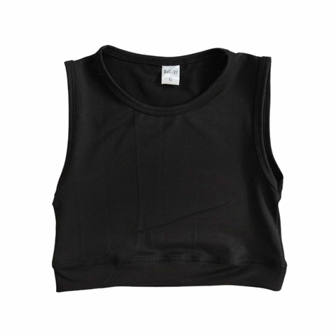 Top Negro Liso T6 Y T8