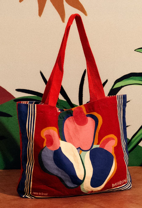 Maxi Bolsa Cotton Caju - comprar online