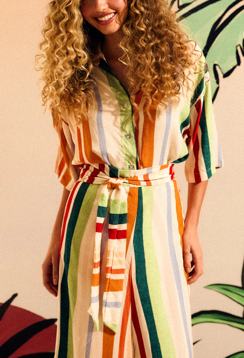 SARONG LISTRAS COLORIDAS - comprar online