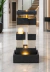 Fuente De Agua Gigante 85cm Cascada + Esfera + Luz Led