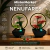 Fuente De Agua Nenufares Rojos 28cm + Aro De Luz Led Deco - mister market