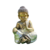 Figura rativa Grande Niño Buda Meditando Zen 63.5cm