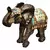Elefante Parado India Nacar Suerte Resina Zen 47cm