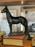 Escultura Deco Figura Caballo Resina Negro 26x24x8cm Vv en internet