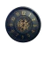Reloj Pared 65cm Con Engranajes En Movimiento Negro Deco - comprar online