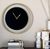 Reloj De Pared Redondo Metal 60cm Deco Liso Mk en internet