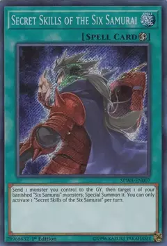 Secret Skills Of The Six Samurai - Secret Rare