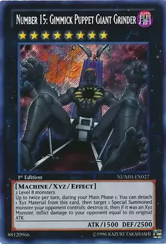 Number 15: Gimmick Puppet Giant Grinder - Rare - AMDE