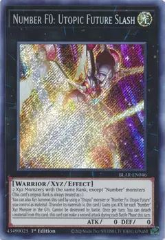 Number F0: Utopic Future Slash - Secret Rare