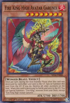 Fire King High Avatar Garunix - Comun - SR14