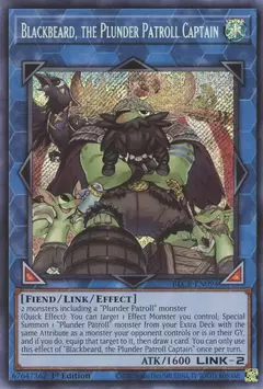 Blackbeard The Plunder Patroll Captain - Secret Rare