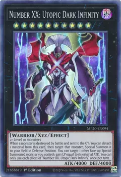 Number XX: Utopic Dark Infinity - Super - Rare