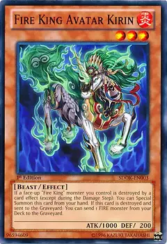 Fire King Avatar Kirin - Comun - SR14