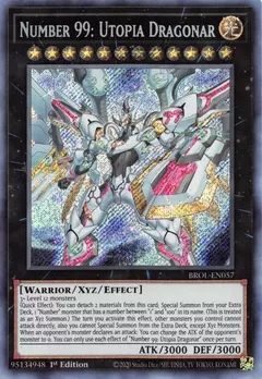 Number 99: Utopia Dragonroar - Secret Rare