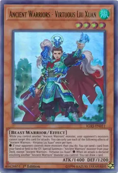 Ancient Warrior – Virtous Liu Xuan – Ultra Rare