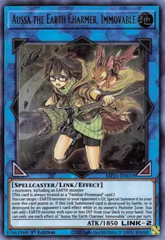 Aussa the earth Charmer, Immovable- Ultra Rare - MP21
