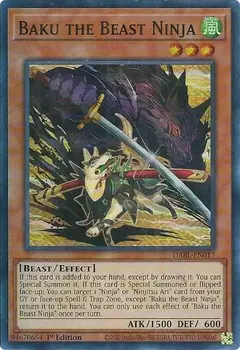 Baku, The beast Ninja - Super Rare - DABL