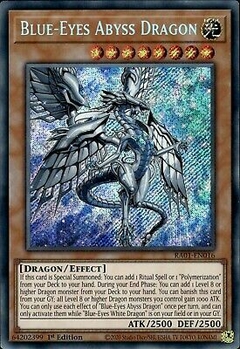 Blue Eyes Abyss Dragon - Secret Rare - RA01