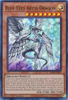 Blue Eyes Abyss Dragon - Ultra Rare - RA01