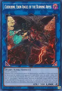 Cherubini, Ebon Angel Of The Burning Abyss - Secret Rare - RA01