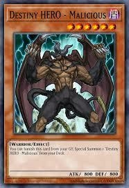 Destiny HERO - Malicious - Secret Rare - RA03