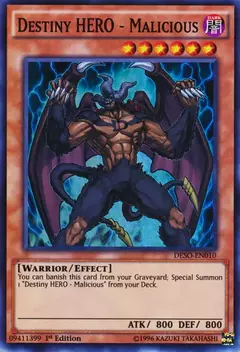 Destiny Hero - Malicious - Super Rare