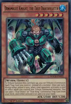 Dinomight Knight, The True Dracofighter - Ultra Rare