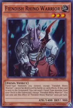 Fiendish Rhino Warrior - Rare - comprar online