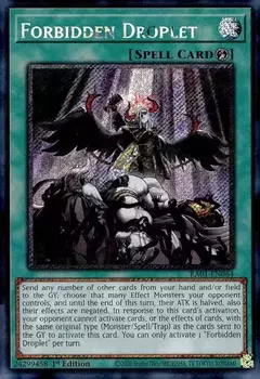 Forbidden Droplet- Secret Rare - RA01 - comprar online