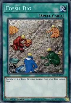 Fossil Dig - Secret Rare - RA01