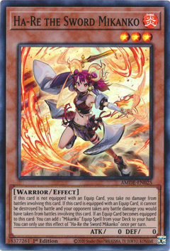 Ha-re The Sword Mikanko - Super Rare - AMDE