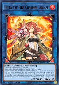 Hiita the Fire Charmer, Ablaze - Rare - MGED