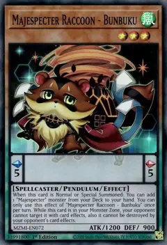 Majespecter Raccoon Bunbuku - Super - MZMI