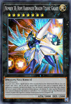 Number 38: Hope Harbinger Dragon Titanic Galaxy - Secret Rare - RA02